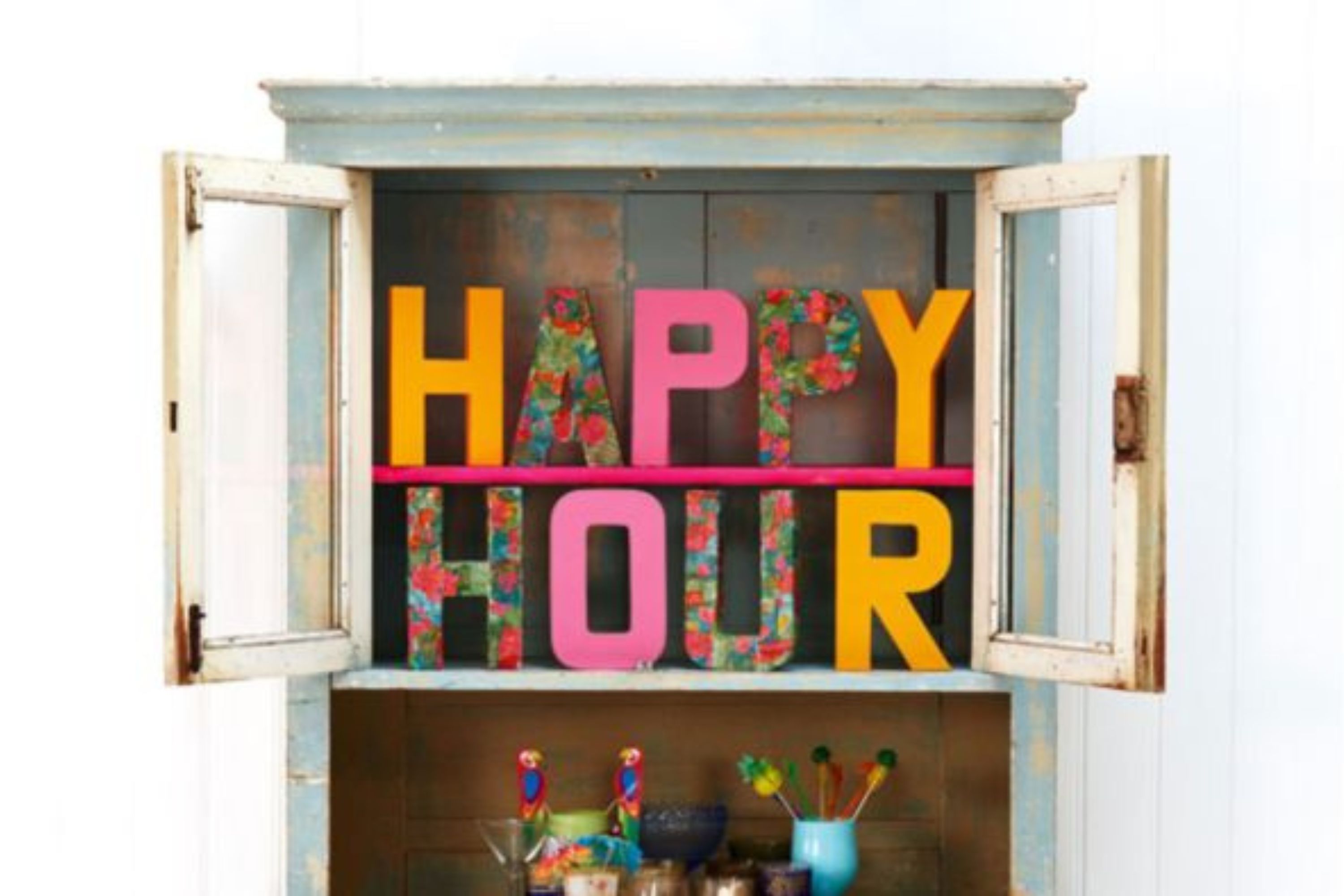 Easy crafts for kids illustrated by Marquee letters craft idea