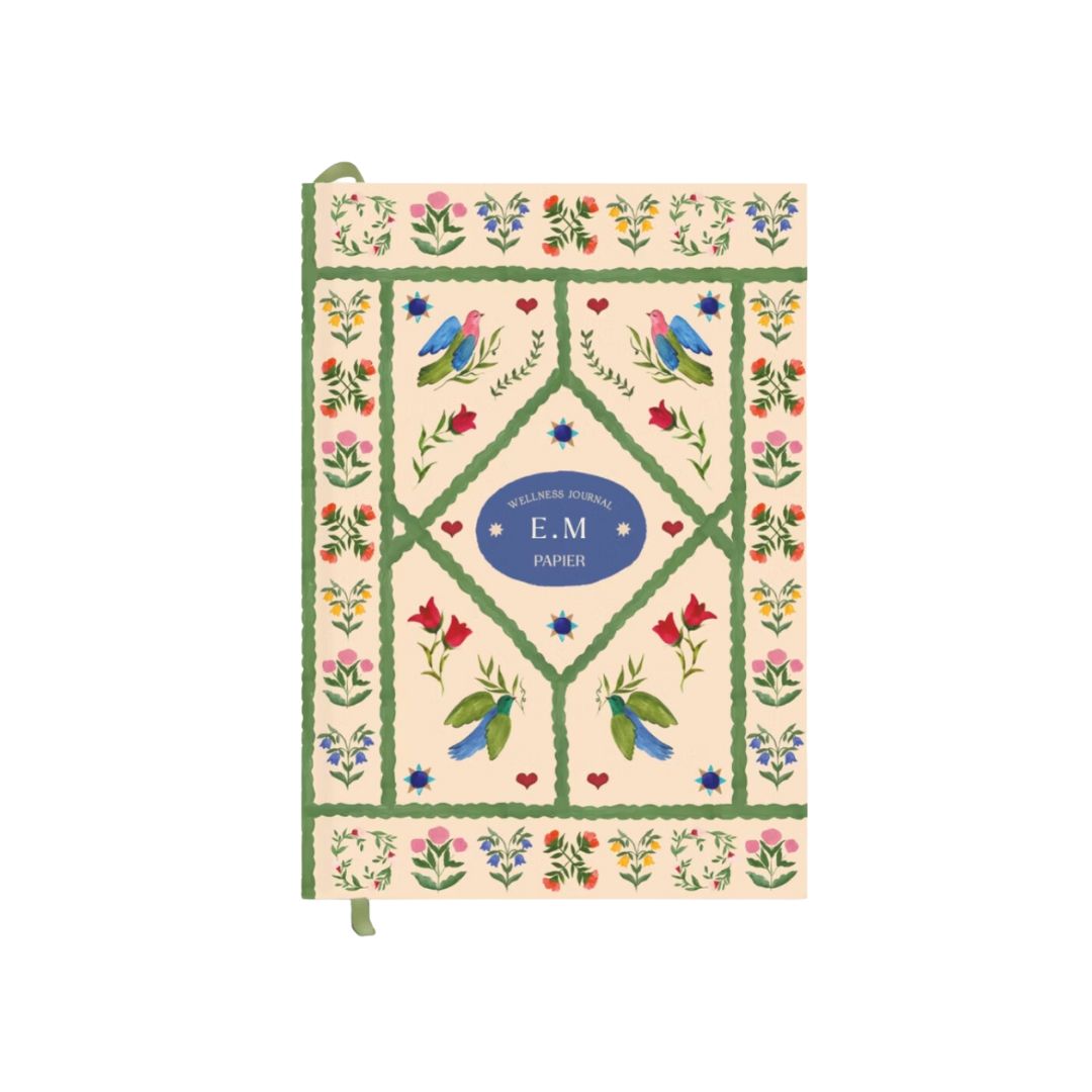 Colourful Papier wellness journal
