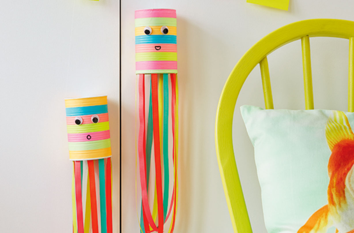 Easy crafts for kids illustrated by rainbow octupus