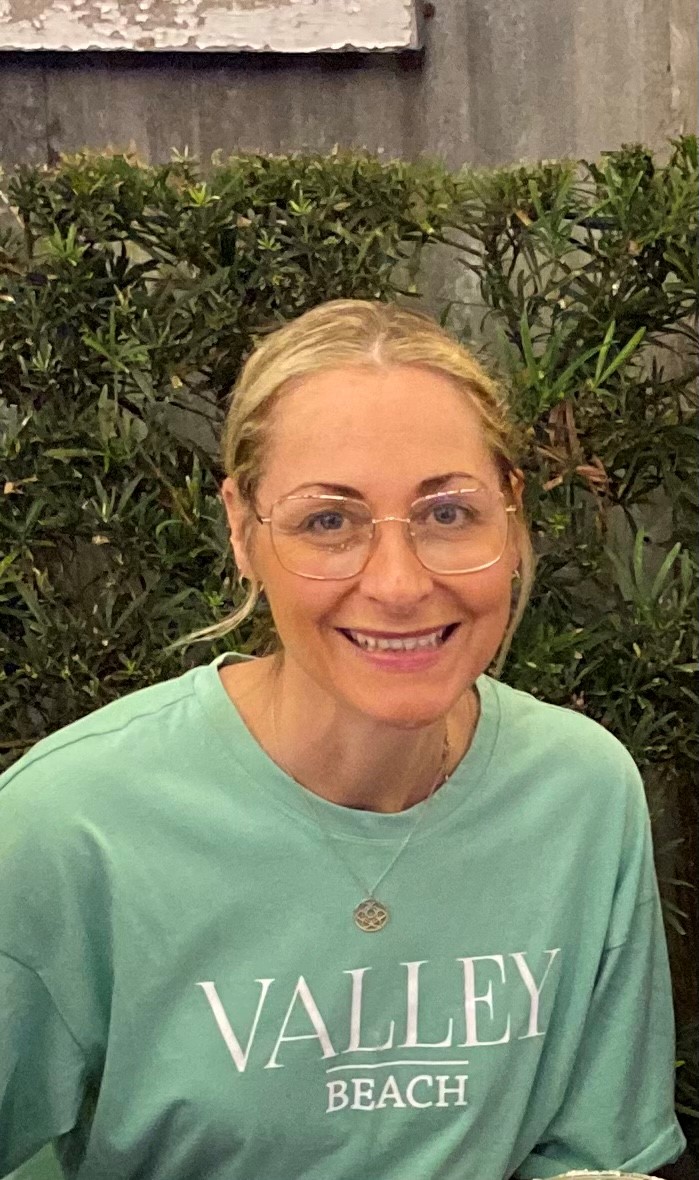 Woman smiling at camera