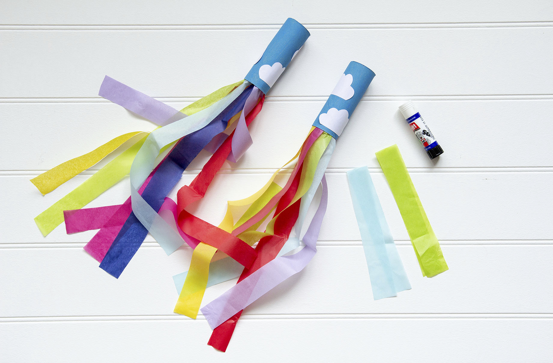 Easy crafts for kids illustrated by rainbow star wands