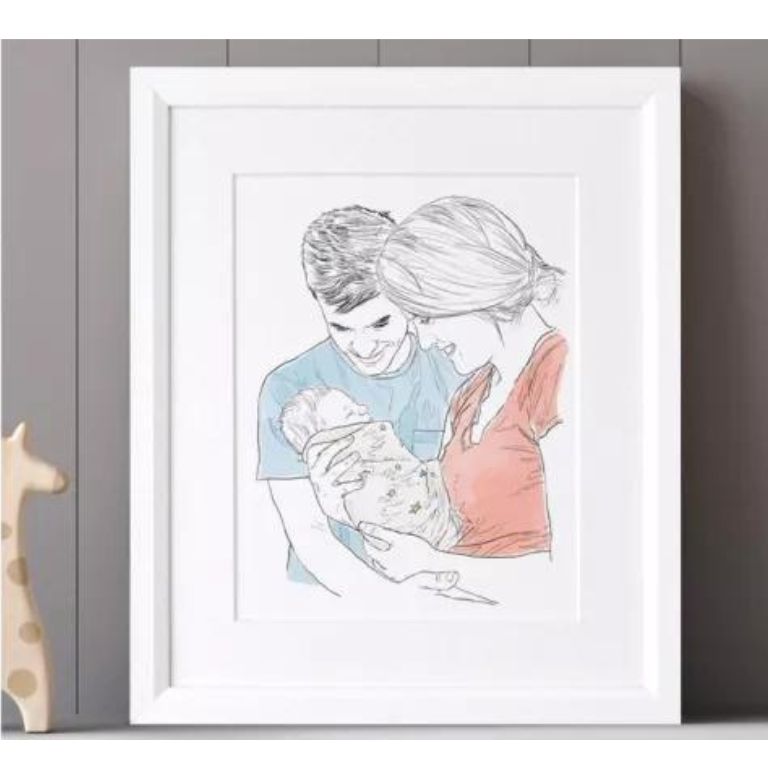 Gifts for new mums illustrated by