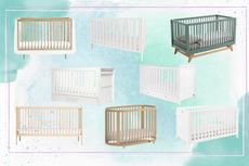 Our guide to the best cot beds &mdash;&nbsp;a collage of the top-rated options