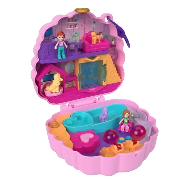 Polly Pocket Groom &amp;amp; Glam Poodle Compact